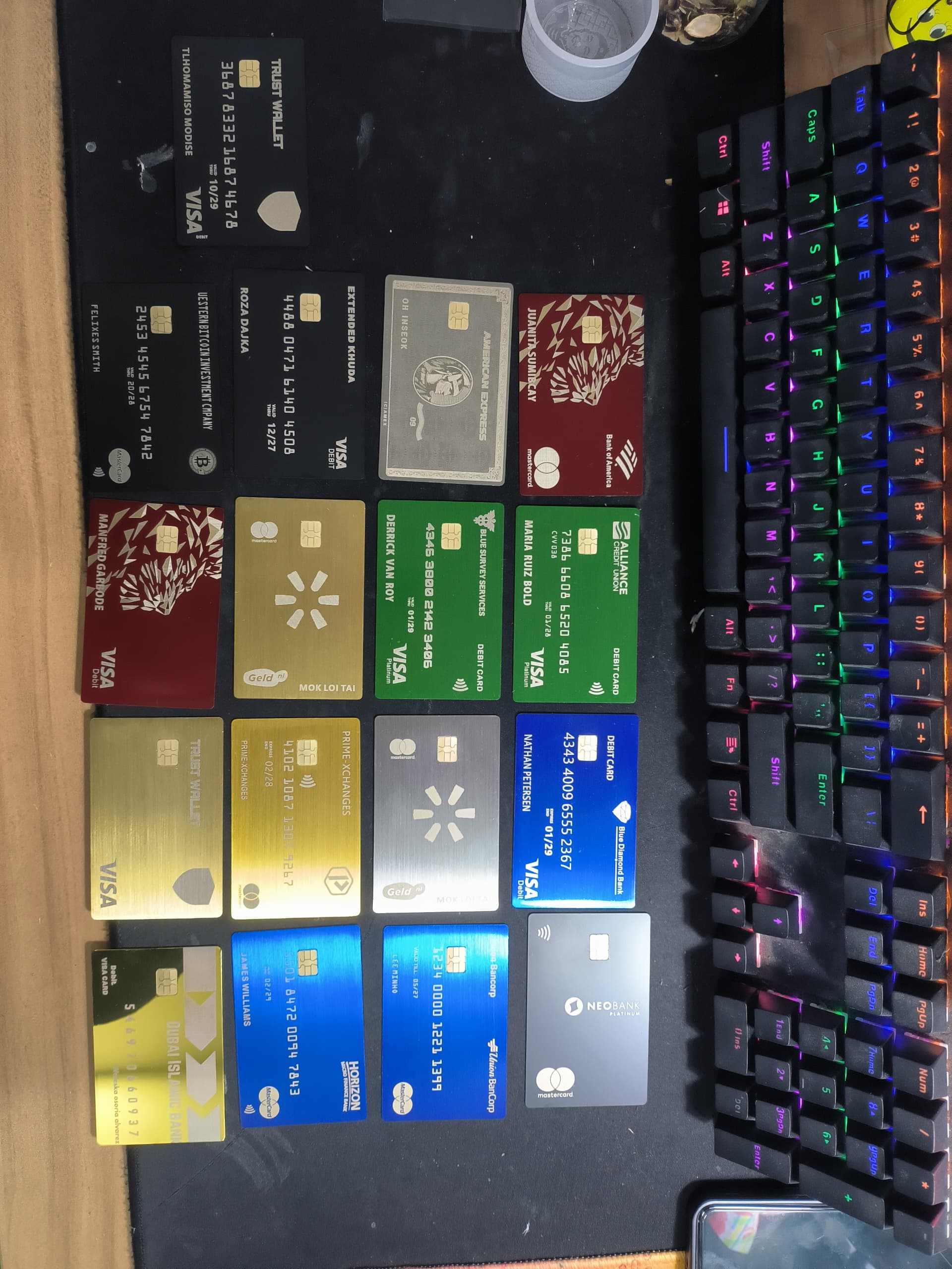 CUSTOMISED ONLINE BANKING DEBIT CARD